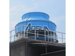 玻璃钢冷却塔,专用生产涂料厂专用圆形玻璃钢冷却塔